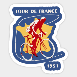 Cycling Tour De France Vintage I Sticker